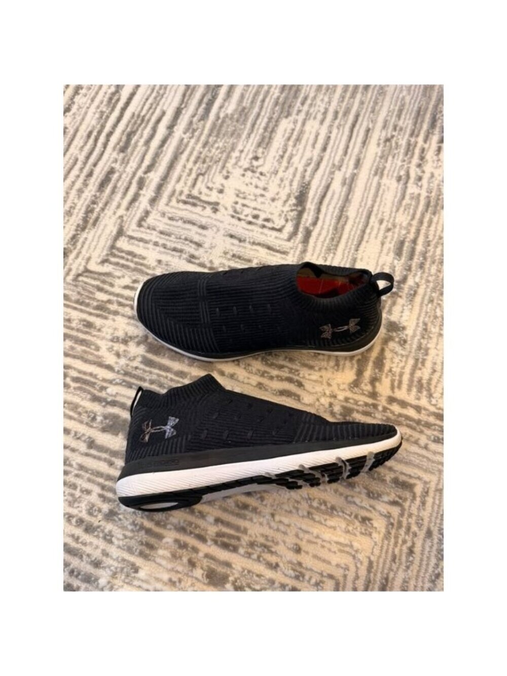 Under Armour women's size 9 Black sneakers ONCE WORN ONLY!